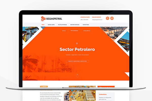 SEGMIPETROL - Diseño Web